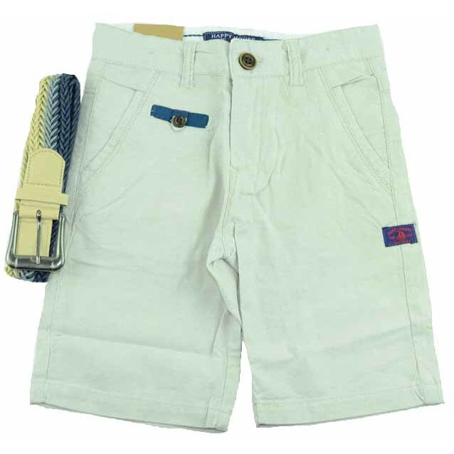 Pantaloni casual scurti pentru baieti Happy House KK-048B, Bej