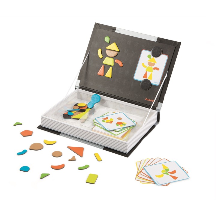 Joc magnetic Janod Moduloform, 73 piese