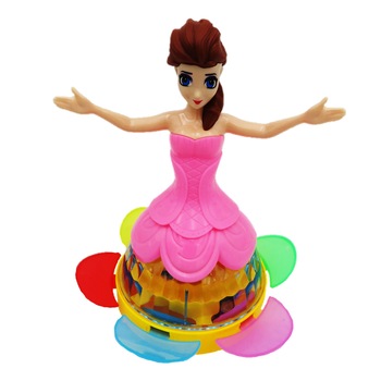 Papusa printesa cu 4 D lumini si muzica Papusa printesa cu 4 D lumini si muzica