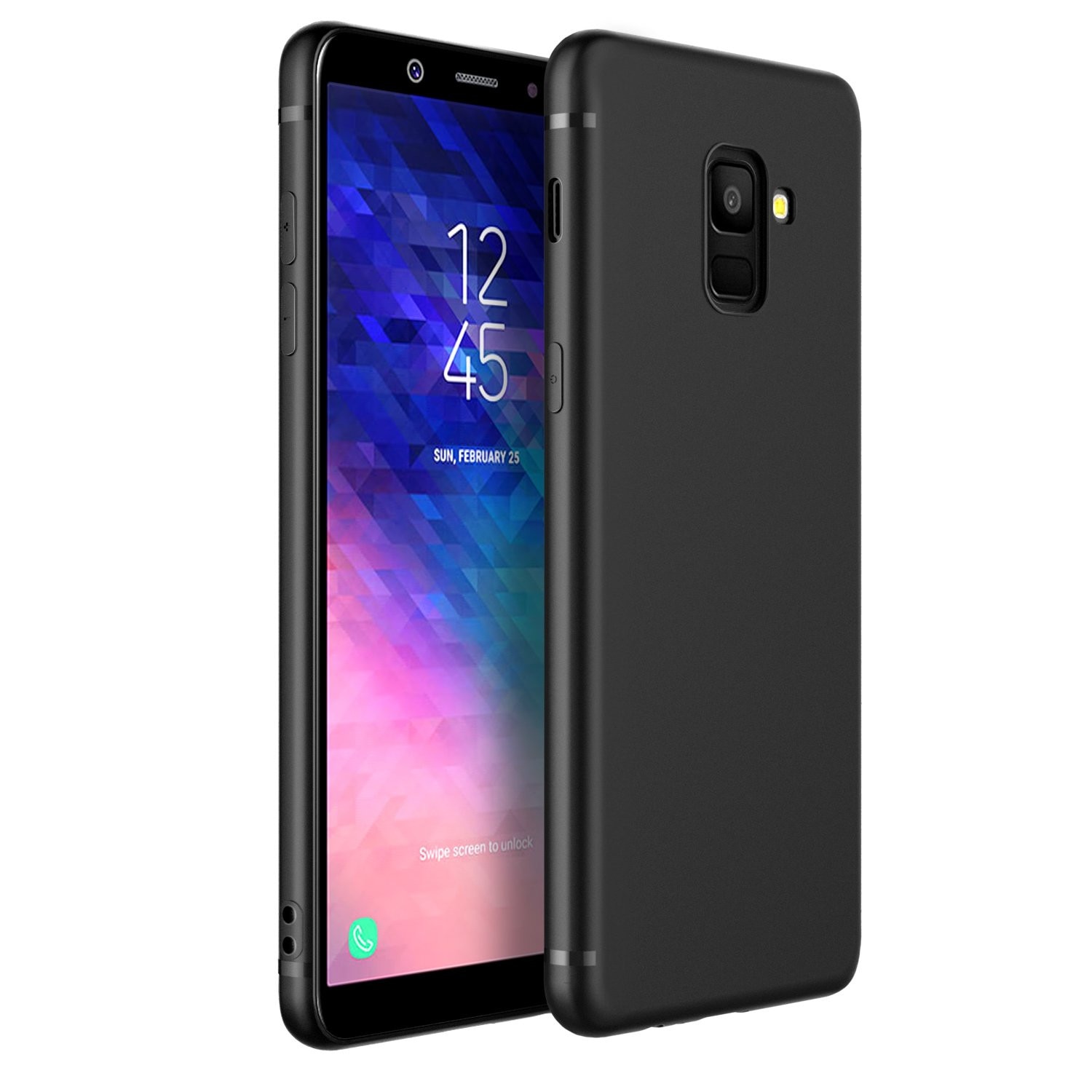 Husa pentru Samsung Galaxy A6 Plus , MyStyle Perfect Fit , Black