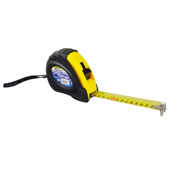 Ruleta cauciucata cu dubla blocare 10mx25mm, GEKO PROFI G01430 Ruleta cauciucata cu dubla blocare 10mx25mm, GEKO PROFI G01430