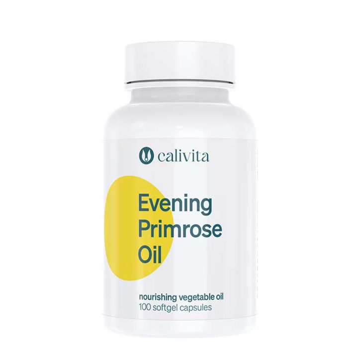 Evening Primrose Oil Ulei de Luminita de seara Ulei de Primula (100 Capsule gelatinoase) - Calivita