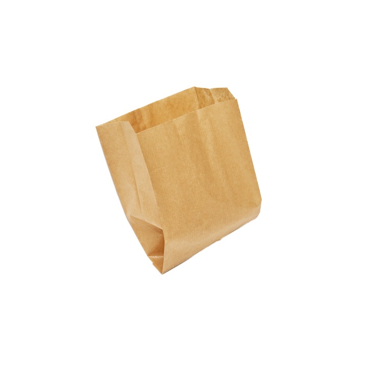 Set 2000 buc Punga din hartie natur 16 x 7.5 x 19.5 cm