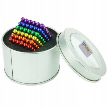 Bile Magnetice AntiStres Neocube, Multicolor, 5 mm, 216 piese - Krista® Bile Magnetice AntiStres Neocube, Multicolor, 5 mm, 216 piese - Krista®