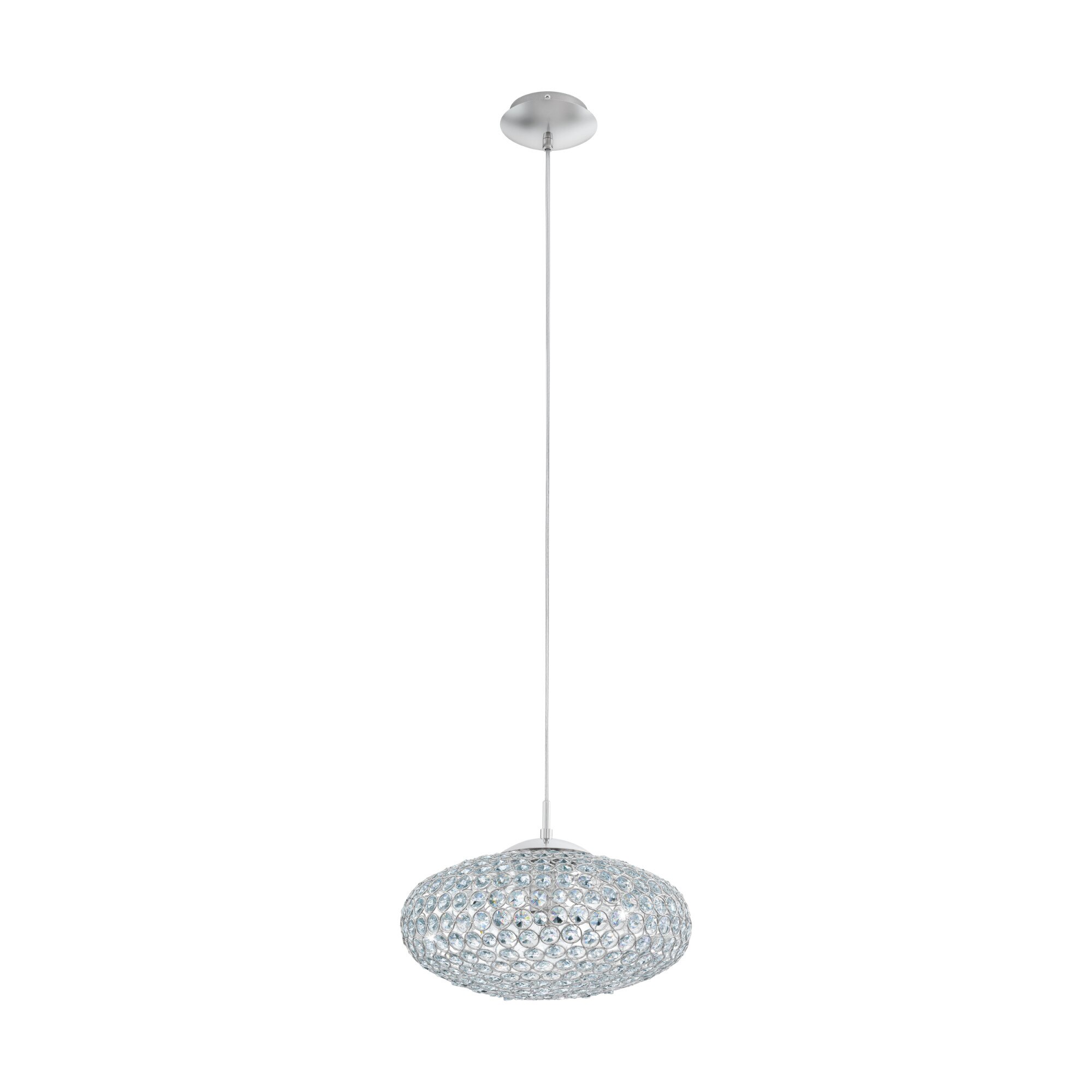 Pendul Clemente, 95286, E27, Crome-Cristal, 60W