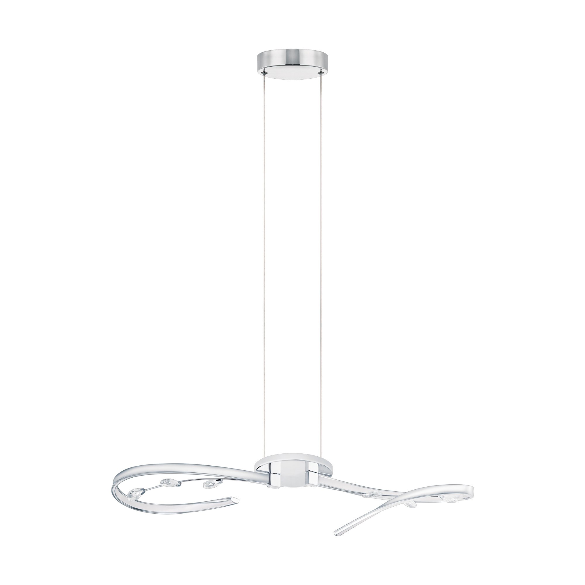 Pendul EGLO Vallemare 1, 97488, LED 2x8W, 2200Lm, Crom