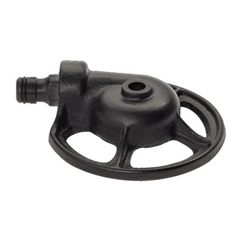 Aspersor universal stationar rotund Fiskars 1023663, corp din metal, rezistent la rugina Aspersor universal stationar rotund Fiskars 1023663, corp din metal, rezistent la rugina