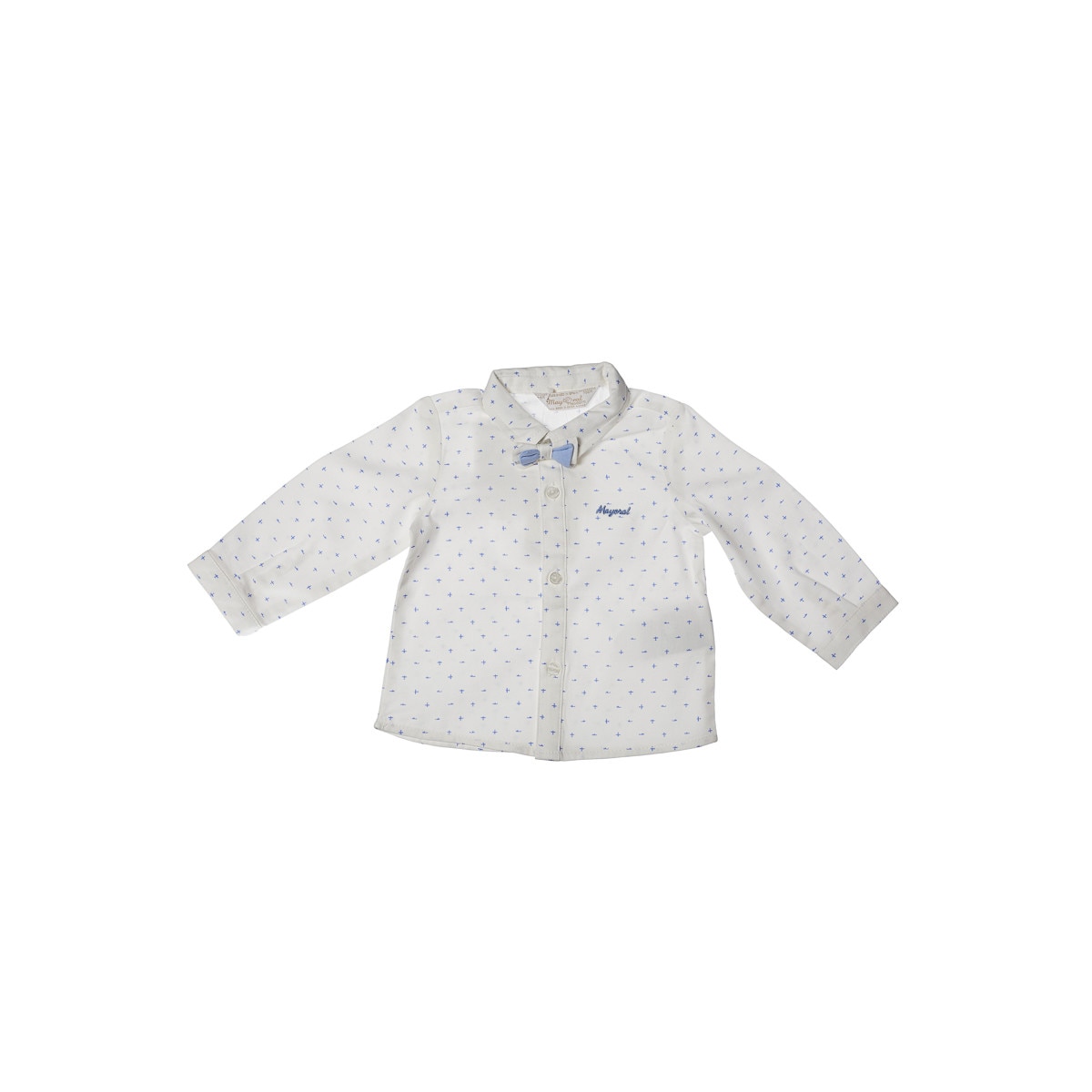 Camasa crem cu papion Mayoral