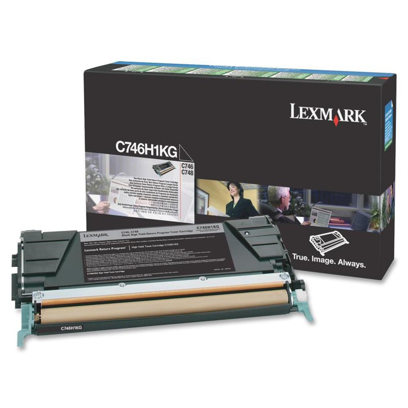 Cartus toner Lexmark C746H1KG, negru, 12 k - C746H1KG103683