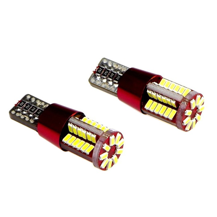 Set 2 becuri LED W5W 57SMD 3014 CANBUS EPL128 Einparts