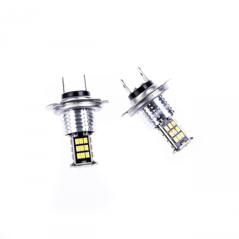 2 LED H7 30 SMD 3020 CANBUS Einparts - eMAG.ro