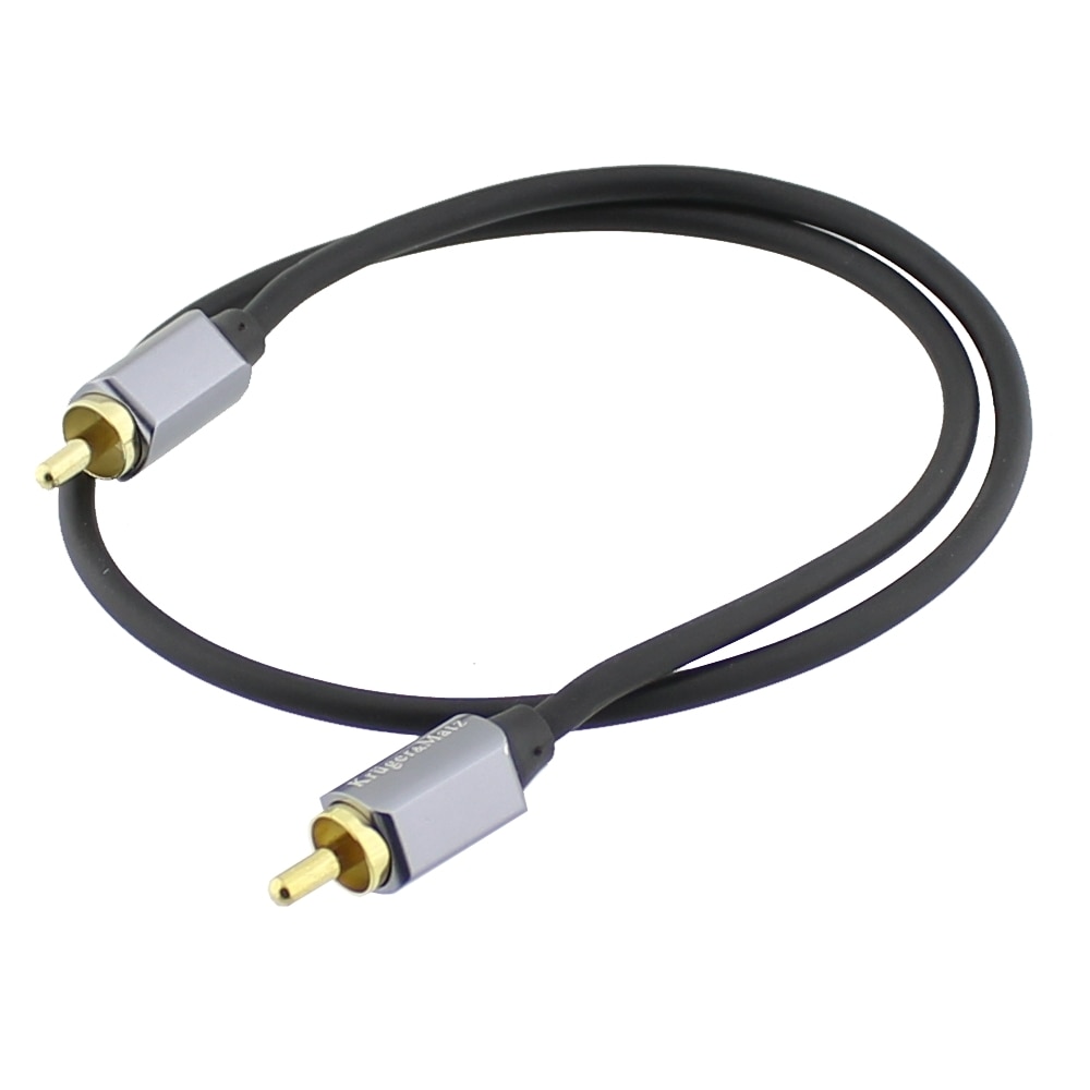 Cablu 1xRCA tata - 1xRCA tata, 0,5m, Kruger&Matz - 401880