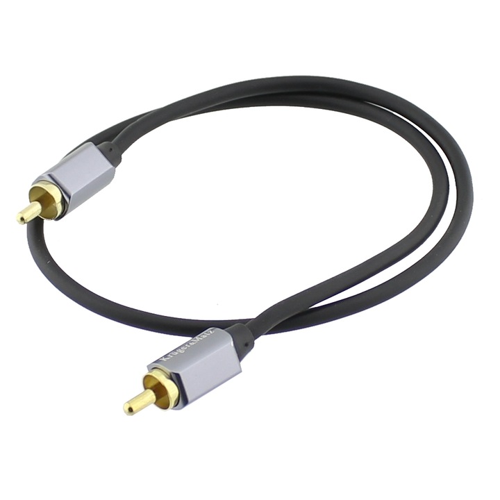 Kábel 1xRCA dugó - 1xRCA dugó, 0,5 m, Kruger&Matz - 401880