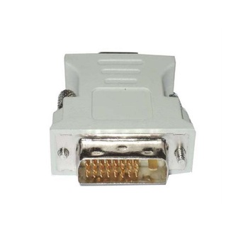 Adaptor DVI-24+1 Pini - VGA , Alb Adaptor DVI-24+1 Pini - VGA , Alb