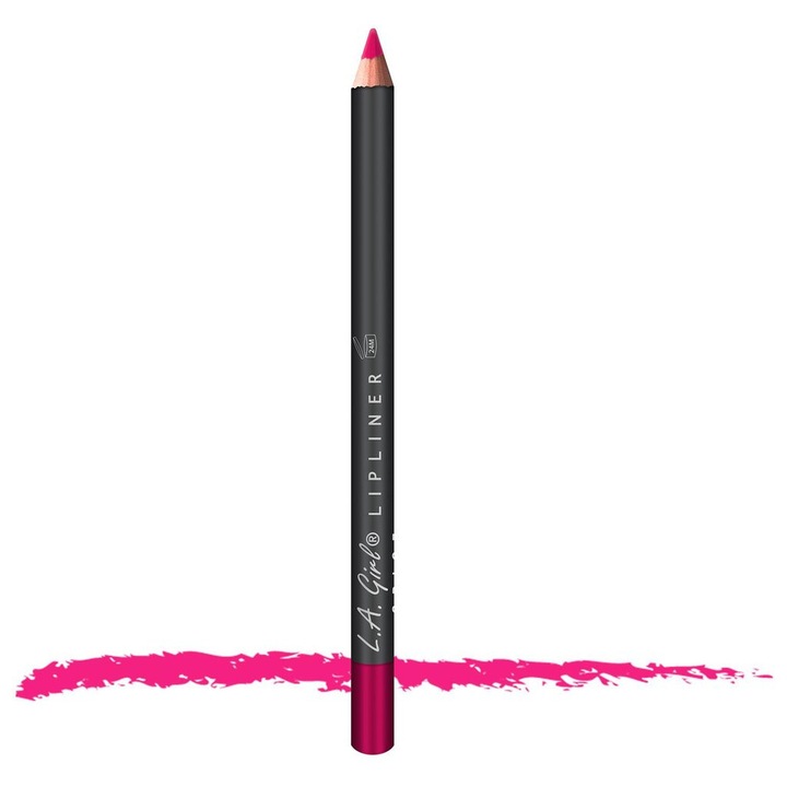 Creion de buze L.A. Girl Lipliner Pencil 533 Party Pink, 1.3g