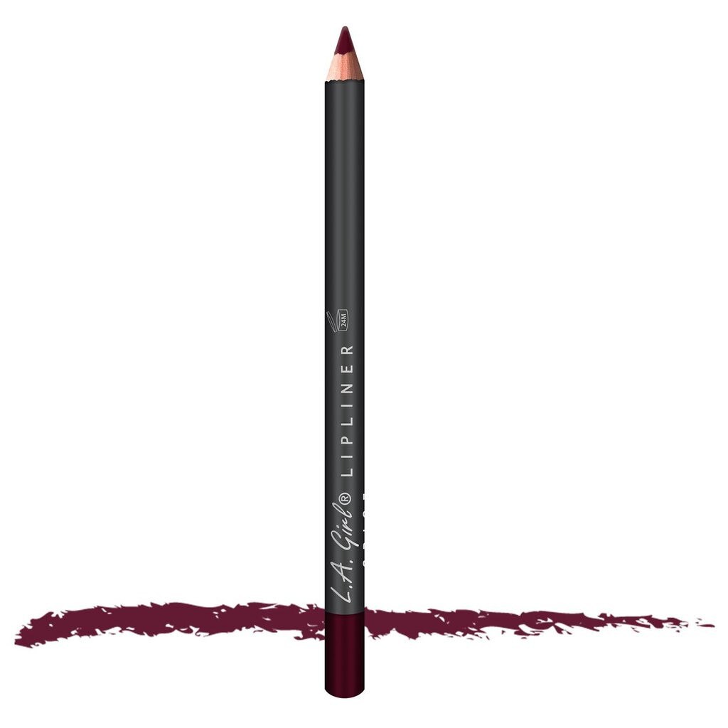 Creion de buze L.A. Girl Lipliner Pencil 535 Dark Purple, 1.3g