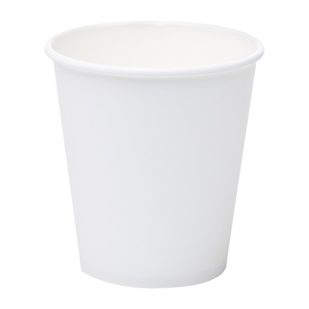 Pahare Albe Unica Folosinta 300ml, 100% Biodegradabile si Compostabile, 50 buc/set, carton si PLA