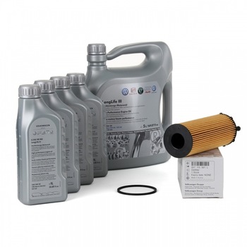 Pachet Revizie Vag Ulei Motor Volkswagen Longlife III 5W-30 G052195M4 9L + Filtru Ulei Volkswagen 057115561L 2.7/3.0 TDI Pachet Revizie Vag Ulei Motor Volkswagen Longlife III 5W-30 G052195M4 9L + Filtru Ulei Volkswagen 057115561L 2.7/3.0 TDI