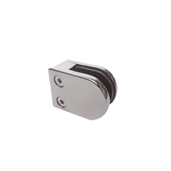 Clema inox A2000L - AISI304 Prindere pe suprafata plana Grosime sticla 6-10,76 mm Finisaj Lucios Clema inox A2000L - AISI304 Prindere pe suprafata plana Grosime sticla 6-10,76 mm Finisaj Lucios