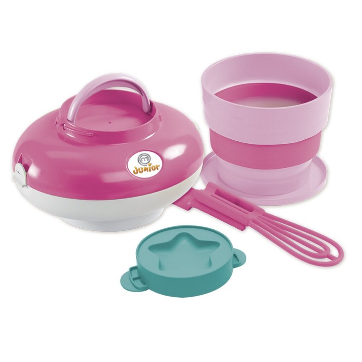 Set 4xUstensila bucatarie copii, Giochi Preziosi, Roz, 3+