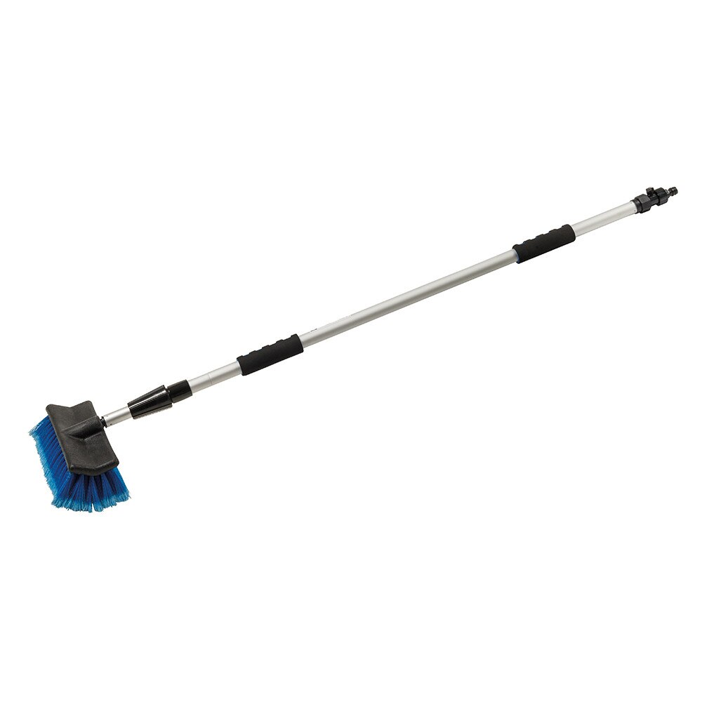 Perie cu maner telescopic aluminiu, 1.32 - 2.14m, conectare apa, Silverline