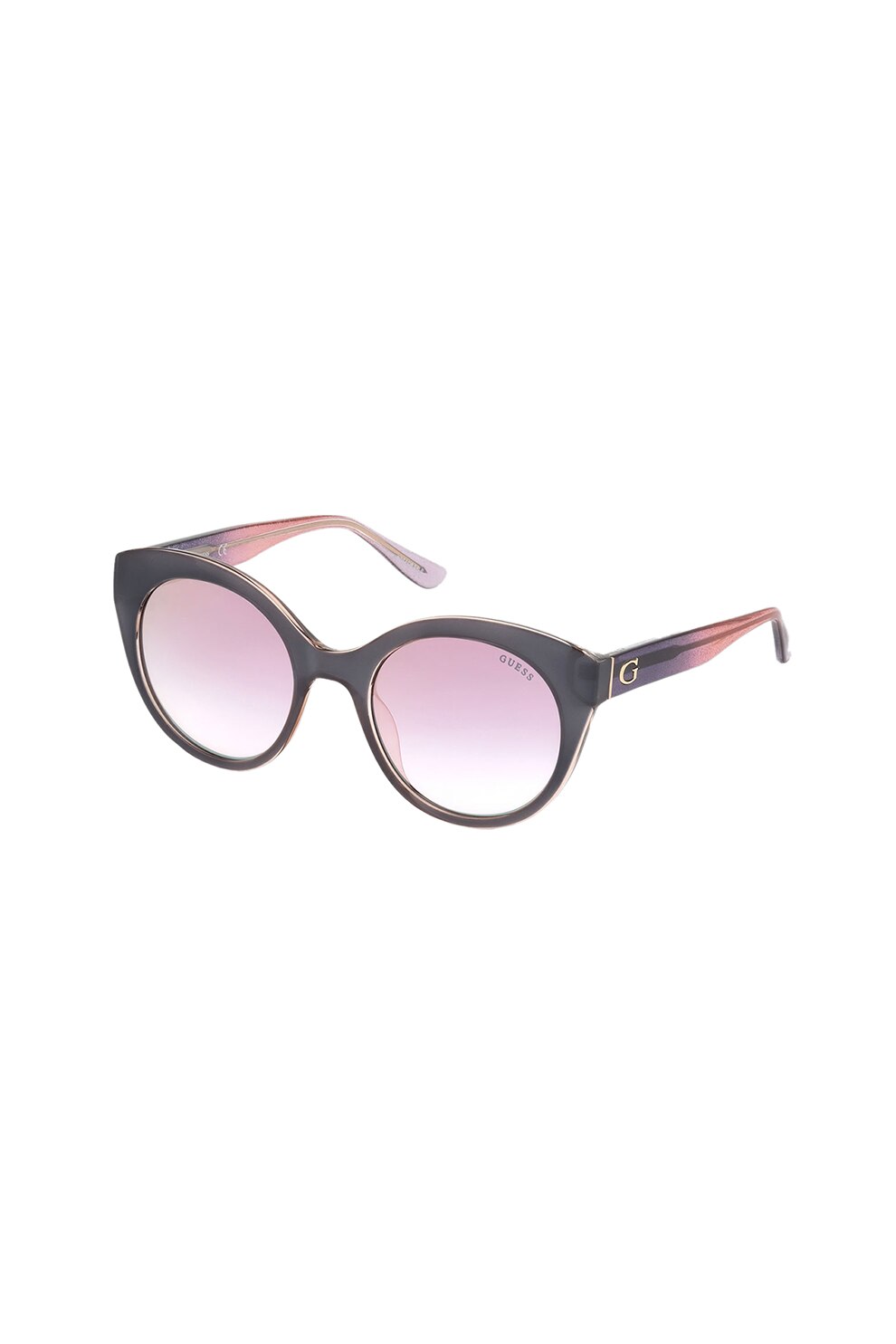 Guess, Ochelari de soare Cat Eye, Gri inchis/Roz, 53-21-140 Standard
