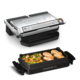 Gratar electric Tefal OptiGrill+ XL Snacking & Baking GC724D12, 2000W, 9 programe automate, senzor pentru grosimea alimentelor, indicator luminos, functie cuptor Snacking & Baking, placi detasabile antiaderente, tava colectoare grasime, argintiu/inox