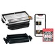 Gratar electric Tefal OptiGrill+ XL Snacking & Baking GC724D12, 2000W, 9 programe automate, senzor pentru grosimea alimentelor, indicator luminos, functie cuptor Snacking & Baking, placi detasabile antiaderente, tava colectoare grasime, argintiu/inox