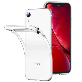 Husa de protectie transparenta din silicon ultra slim 0.3 mm IPhone XR Husa de protectie transparenta din silicon ultra slim 0.3 mm IPhone XR