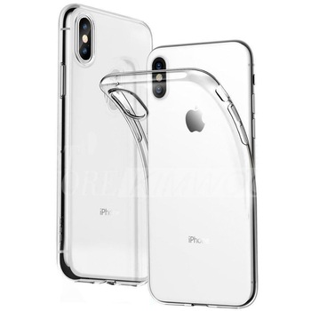 Husa de protectie transparenta din silicon ultra slim 0.3 mm IPhone X Husa de protectie transparenta din silicon ultra slim 0.3 mm IPhone X