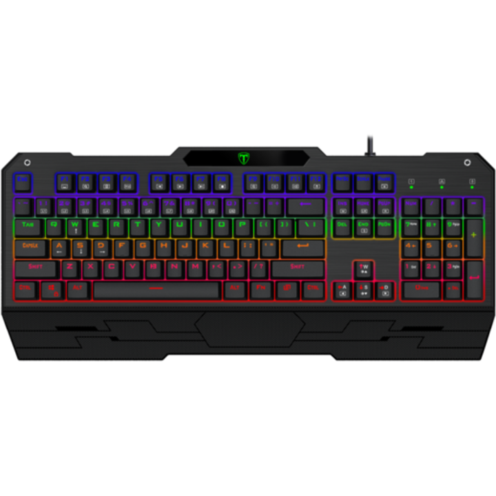 Клавиатура Gaming Redragon T-Dagger Battleship, Механична, Rainbow подсветка, Switch Outemu Blue, Black