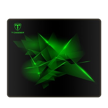 Mousepad Gaming T-Dagger Geometry M, Negru Mousepad Gaming T-Dagger Geometry M, Negru