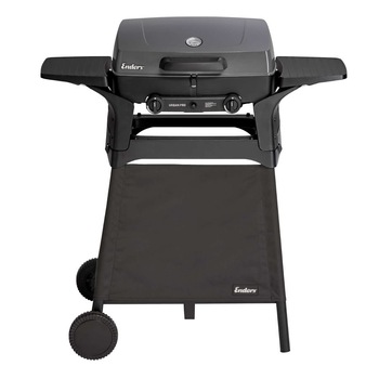 Gratar gaz Enders Urban PRO Trolley, 2 arzatoare x 2.2 kW, 4.4 kw, gratar fonta, capac de volum mare, masa, negru Gratar gaz Enders Urban PRO Trolley, 2 arzatoare x 2.2 kW, 4.4 kw, gratar fonta, capac de volum mare, masa, negru