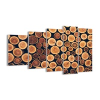 tablou pe sticla 150x100 cm butuci din lemn geg150x100-3974 imagen 33_0_
0