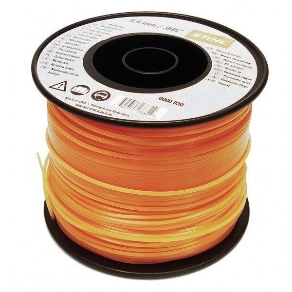 Fir nylon STIHL rotund 2.4 mm x 1086 m portocaliu