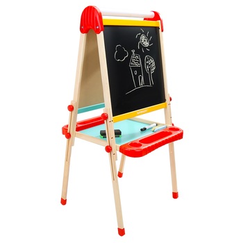 Tabla 2 in 1 M-Toys Deluxe, din lemn Tabla 2 in 1 M-Toys Deluxe, din lemn