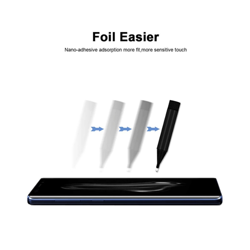 Folie de protectie din sticla temperata pentru Huawei P30 Pro curbata full glue cu adeziv UV, transparent