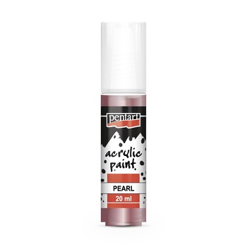 Vopsea acrilica sidefata pe baza de apa Pentart - mov, 20 ml Vopsea acrilica sidefata pe baza de apa Pentart - mov, 20 ml