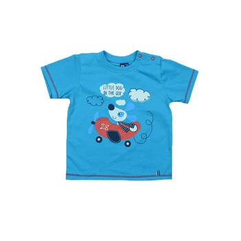 Tricou maneca scurta baietei GT 5029, Albastru, 86 cm Tricou maneca scurta baietei GT 5029, Albastru, 86 cm