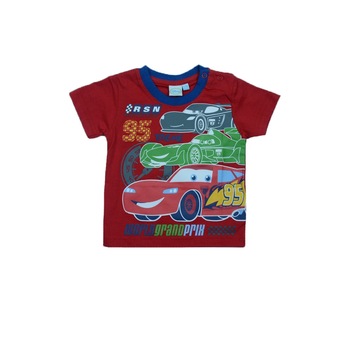 Tricou maneca scurta baietei Disney Cars DISK-JTJM31101, Rosu 74 cm Tricou maneca scurta baietei Disney Cars DISK-JTJM31101, Rosu 74 cm
