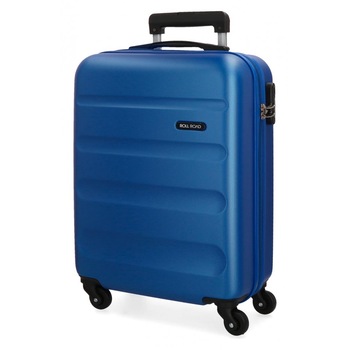 Troler ABS 55 cm 4 roti Roll Road Flex albastru Troler ABS 55 cm 4 roti Roll Road Flex albastru