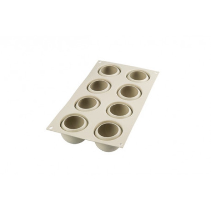 Forma din silicon, Silikomart Dolce tartufo, 8 cavitati