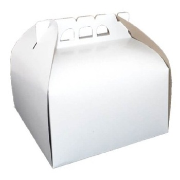 Cutii pentru Tort Albe CT4, 30x30 cm, 25 Buc/Bax, Carton Duplex Cutii pentru Tort Albe CT4, 30x30 cm, 25 Buc/Bax, Carton Duplex