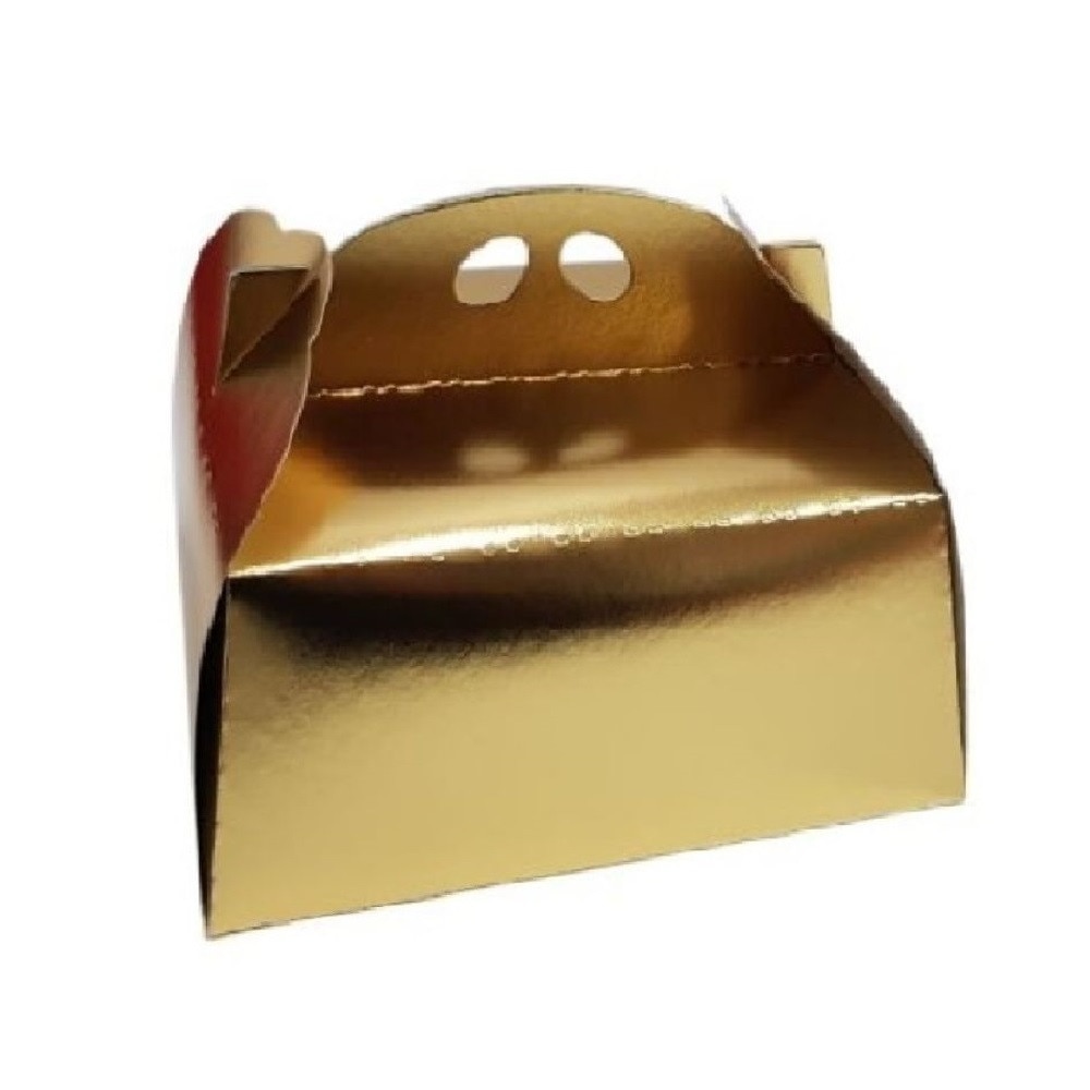 Cutii pentru Tort Model Auriu CT1/2, 20x20 cm, Carton Duplex, 25 Buc/Bax - Ambalaje Cofetarie si Patiserie, Cutie Aurie pentru Tort, Ambalaj din Carton pentru Torturi si Prajiituri