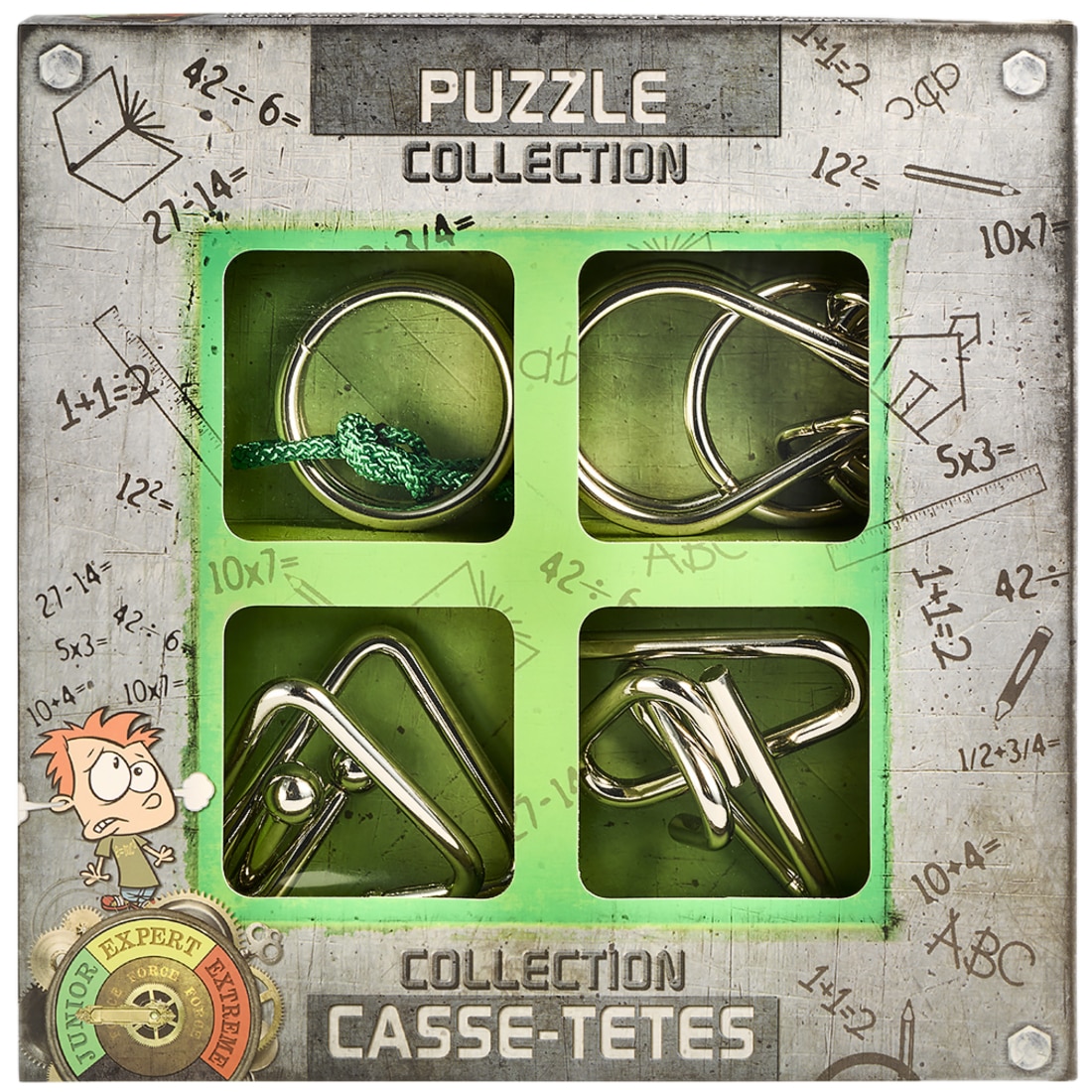 Set 4 jocuri metalice Eureka! - Junior