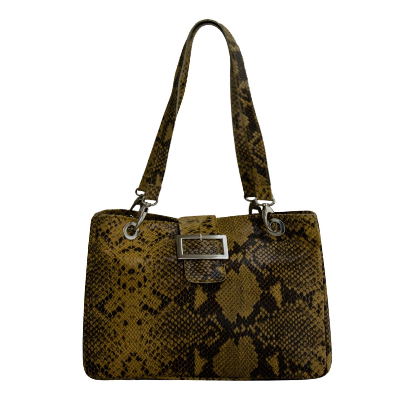 Geanta de dama din piele naturala Eva Bags, Luna cuoio