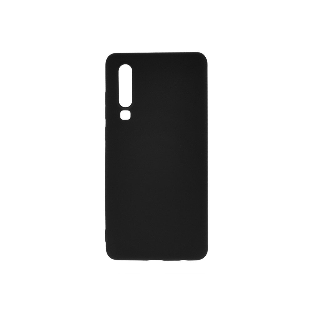 Husa de protectie spate Level pentru Huawei P30, Silicon, Negru
