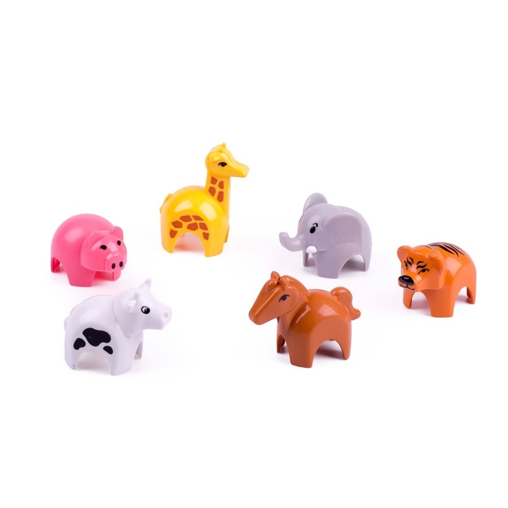 Set 6 animale Viking Toys, 12 x 10 x 10 cm, +1 an, multicolor, MGC