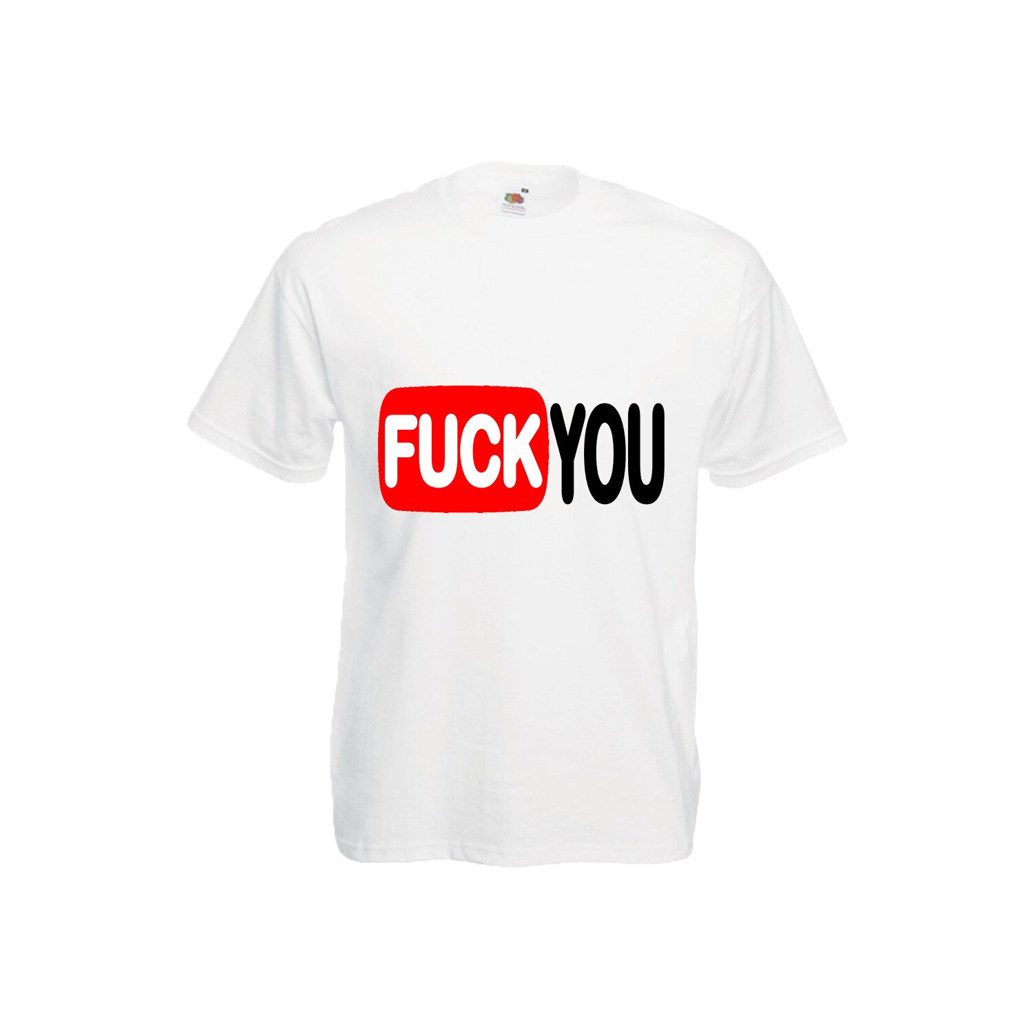 Tricou barbatesc personalizat imprimeu YOU, L, alb