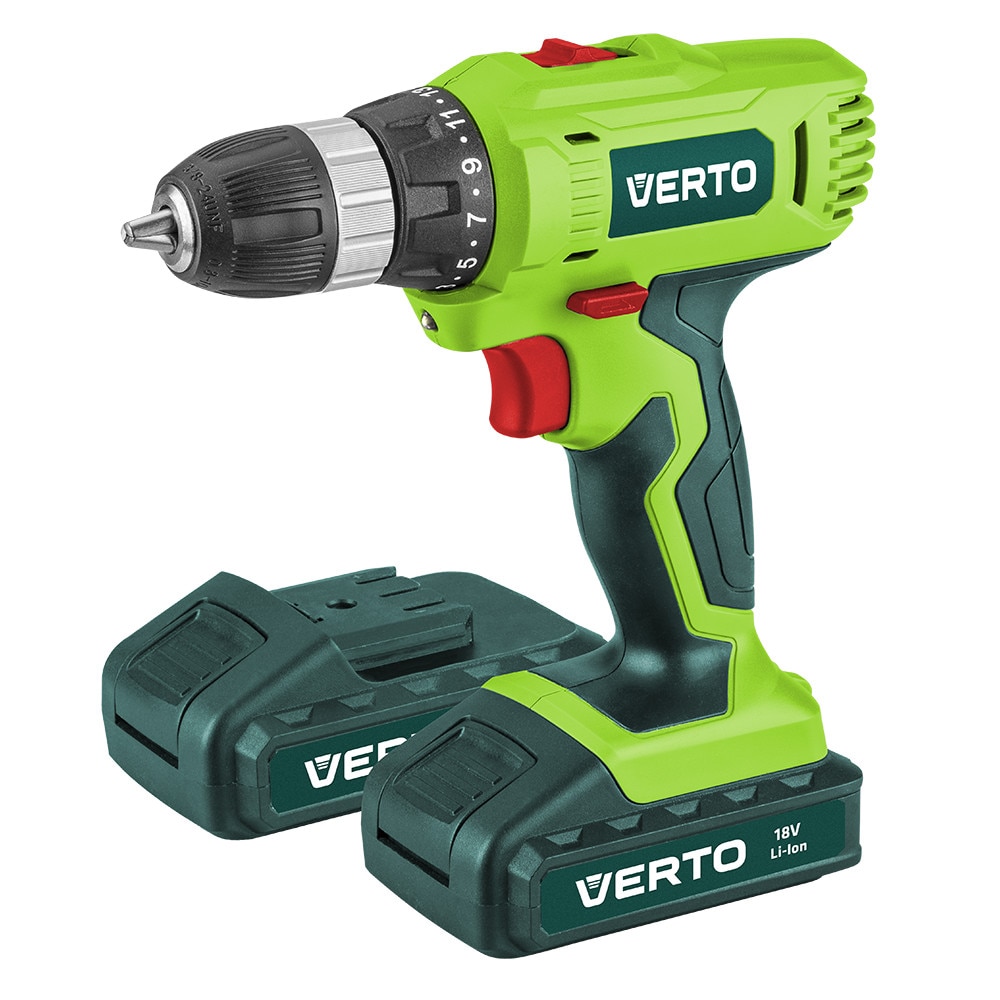 Masina de gaurit/insurubat cu acumulator 2x18V/1.3Ah Verto